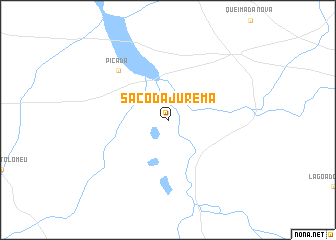 map of Saco da Jurema