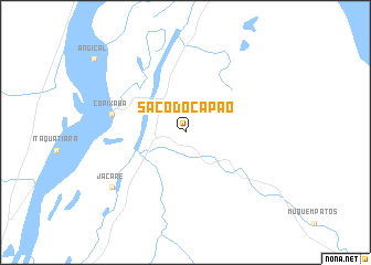 map of Saco do Capão
