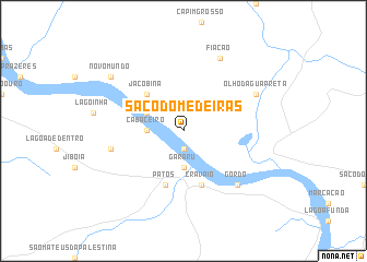 map of Saco do Medeiras