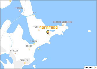 map of Saco Fora