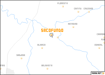 map of Saco Fundo