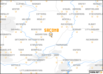 map of Sacomb