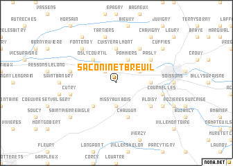 map of Saconin-et-Breuil