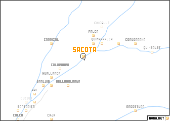 map of Sacota