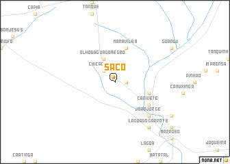 map of Saco