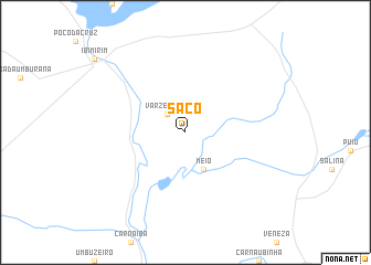 map of Saco
