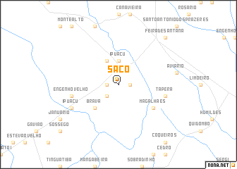 map of Saco