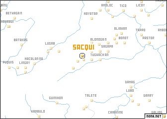 map of Sacqui