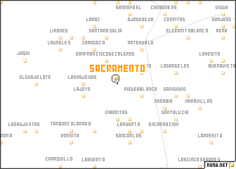 map of Sacramento