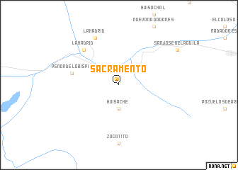 map of Sacramento