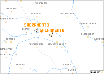 map of Sacramento