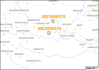 map of Sacramento