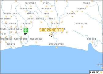 map of Sacramento