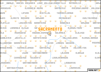 map of Sacramento