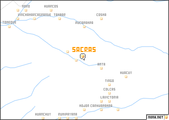 map of Sacras