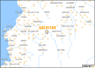 map of Sacritan