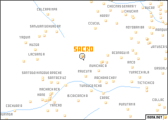 map of Sacro