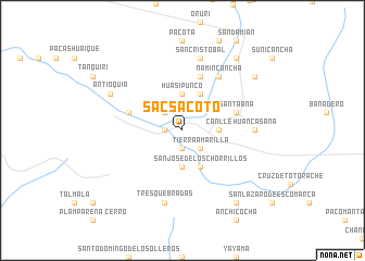 map of Sacsacoto