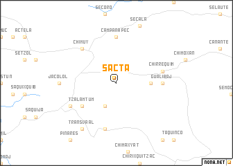 map of Sactá