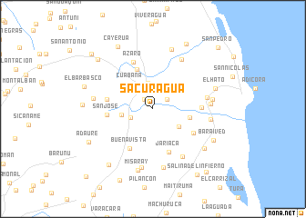 map of Sacuragua