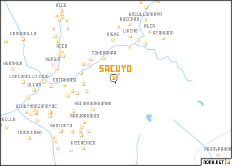 map of Sacuyo