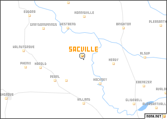 map of Sacville