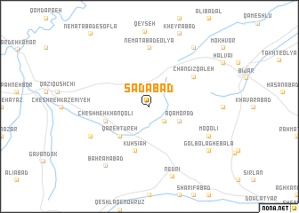 map of Sa‘dābād