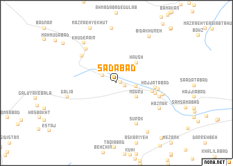 map of Sa‘dābād