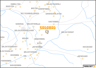 map of Sa‘dābād