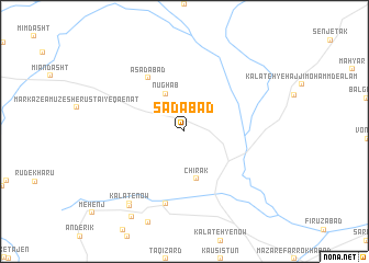 map of Sa‘dābād