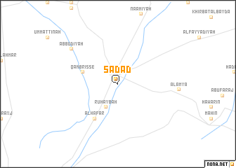 map of Şadad