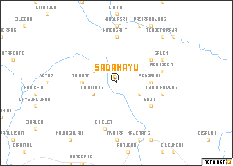 map of Sadahayu