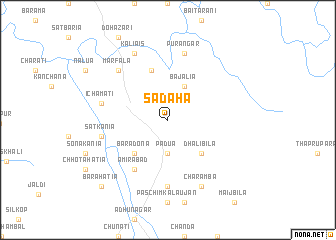 map of Sadāha