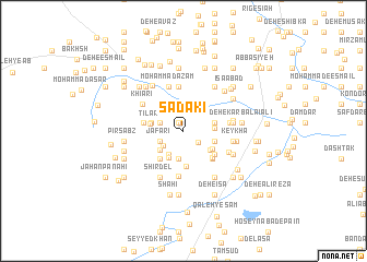 map of Sadakī