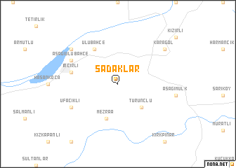 map of Sadaklar