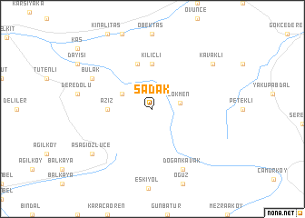 map of Sadak