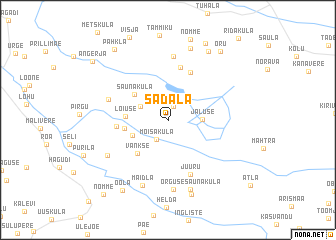 map of Sadala