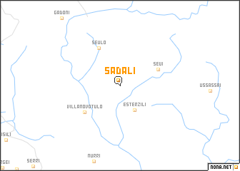 map of Sadali