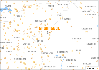 map of Sadang-gol