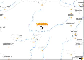 map of Sadang