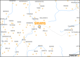 map of Sadang