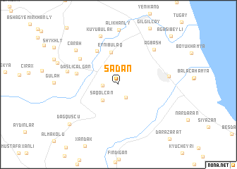 map of Sǝdan