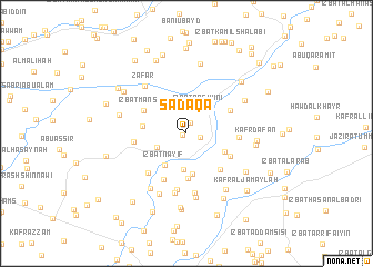 map of Şadaqā