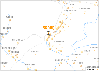 map of Sadaqi