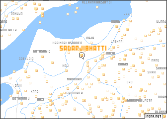 map of Sādarji Bhatti