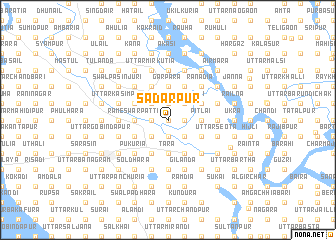 map of Sadarpur