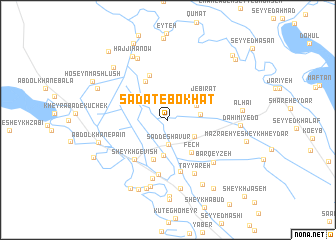 map of Sādāt-e Bokhāt