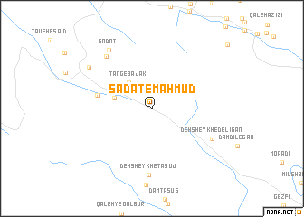 map of Sādāt-e Maḩmūd