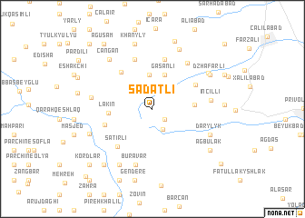 map of Sadatlı