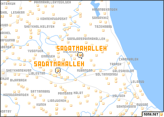 map of Sādāt Maḩalleh